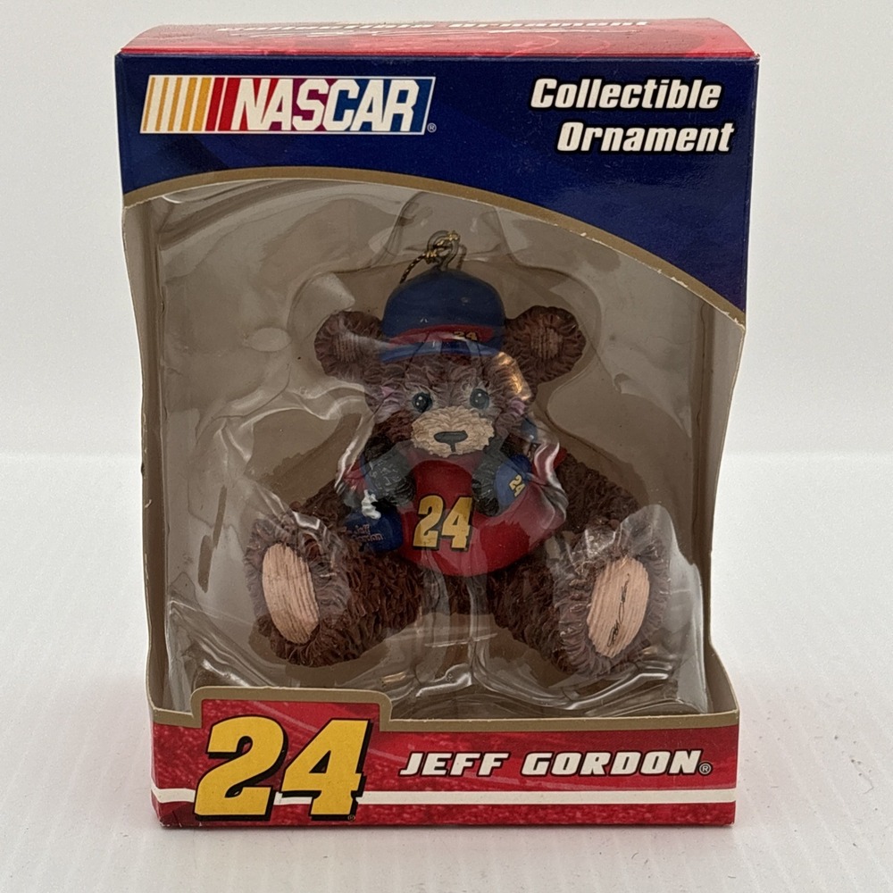 Ornament Jeff Gordon Teddy Bear 2006 Trevco NASCAR Collectible #24 NEW